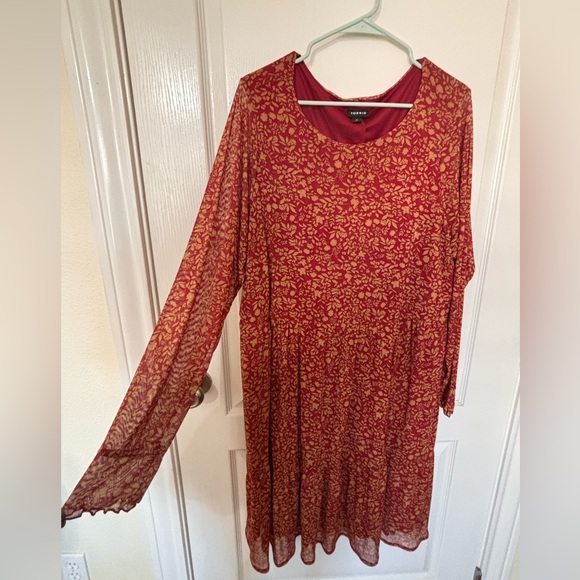 Torrid Ruffled Mesh Dress - Picture 2 of 5